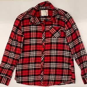 Justice Flannel Top